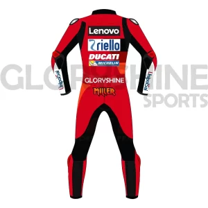 Jack Miller Leather Suit Ducati Lenovo MotoGP 2022 Back