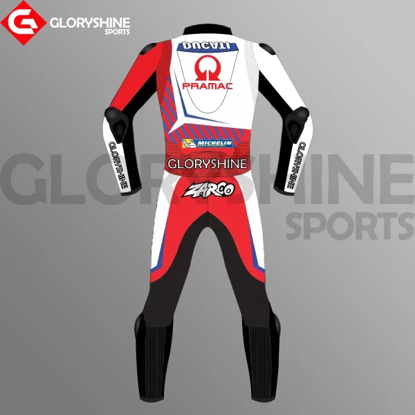 Johann Zarco Leather Suit Ducati Team Pramac Racing 2021 Back