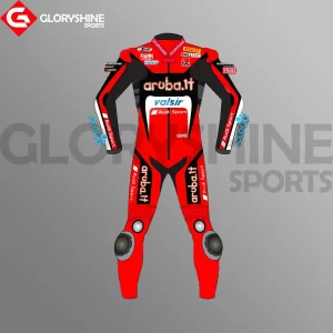 Chaz Davies Racing Suit Ducati Aruba.it WSBK Suit 2018 Front