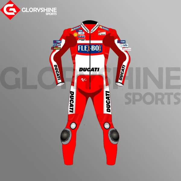 Casey Stoner Flexbox Racing Suit Ducati Test Suit MotoGP 2017 Front