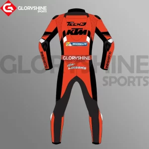 Iker Lecuona Leather Suit Tech3 KTM MotoGP Suit 2021 Back