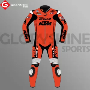 Iker Lecuona Leather Suit Tech3 KTM MotoGP Suit 2021 Front