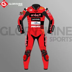 Alvaro Bautista Leather Suit Ducati Aruba.It WSBK Suit 2023 Front
