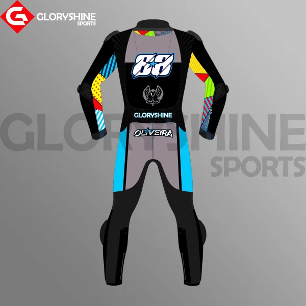 Miguel Oliveira Winter Test Race Suit for Street Racing 2022 Back