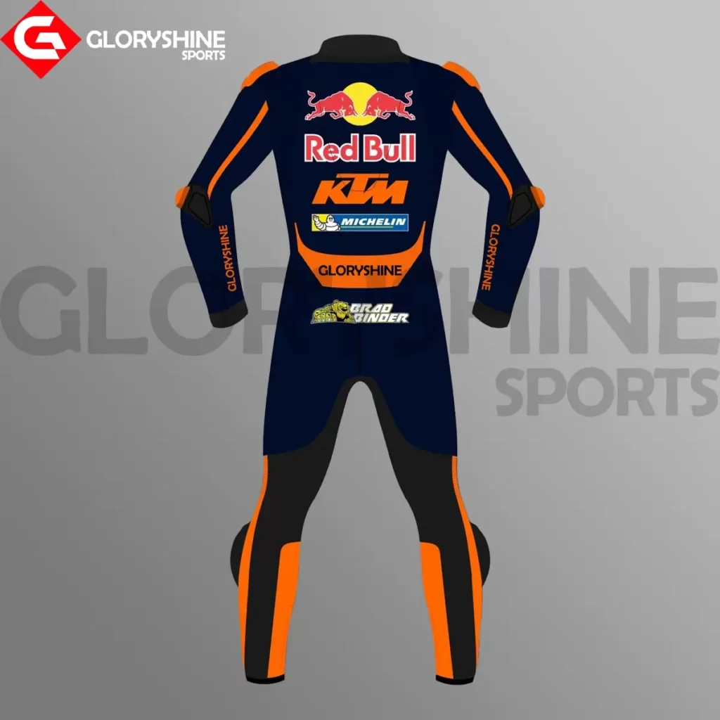 Brad Binder Racing Leathers Suit KTM Red Bull MotoGP Suit 2023 back