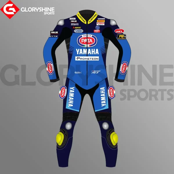 Toprak Razgatlioglu Team Pata Yamaha WSBK Motorcycle Suit 2023 Front