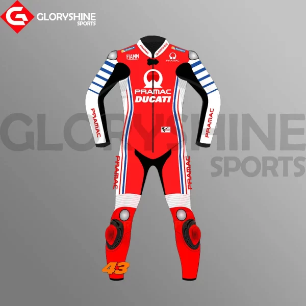 Jack Miller Leather Race Suit Ducati Pramac MotoGP 2020 Front