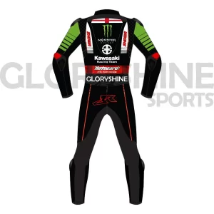Jonathan Rea Leather Race Suit Team Kawasaki WSBK 2022 Back