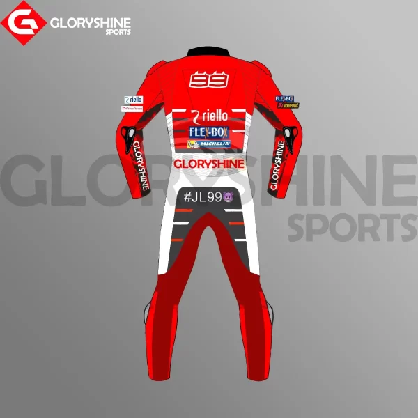 Jorge Lorenzo Motorbike Suit Ducati Flexbox MotoGP 2018 Back