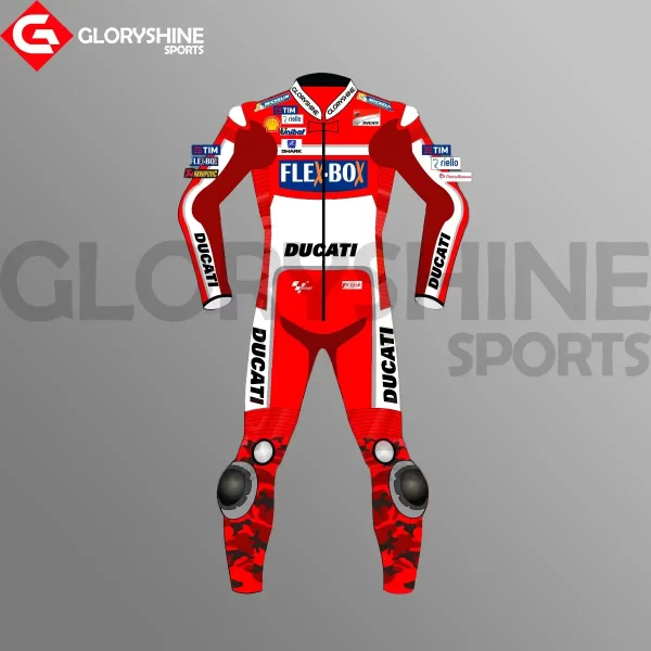 Jorge Lorenzo Racing Suit Ducati Flexbox MotoGP 2017 Front