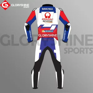 Jorge Martin Leather Suit Ducati Pramac Racing MotoGP 2022 Back