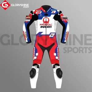 Jorge Martin Leather Suit Ducati Pramac Racing MotoGP 2022 Front