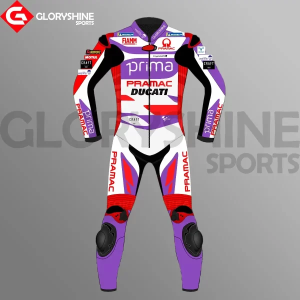 Jorge Martin Motorbike Suit Team Ducati Pramac MotoGP 2023 Front