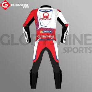 Jorge Martin Racing Suit Team Ducati Pramac MotoGP 2021 Back