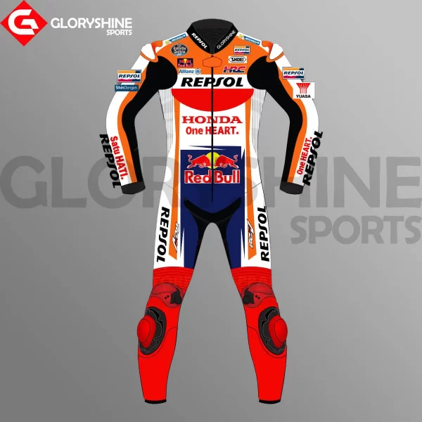 Marc Marquez Leather Suit Honda Repsol (HRC) MotoGP 2022 Front
