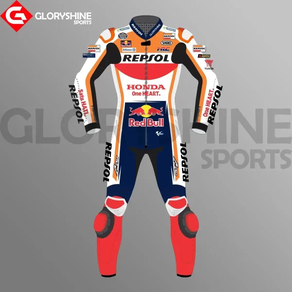 Marc Marquez Motorcycle Suit Repsol Honda MotoGP 2023 Front