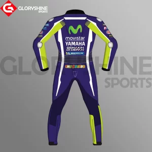 Valentino Rossi Leather Suit Yamaha Movistar MotoGP 2016 Back