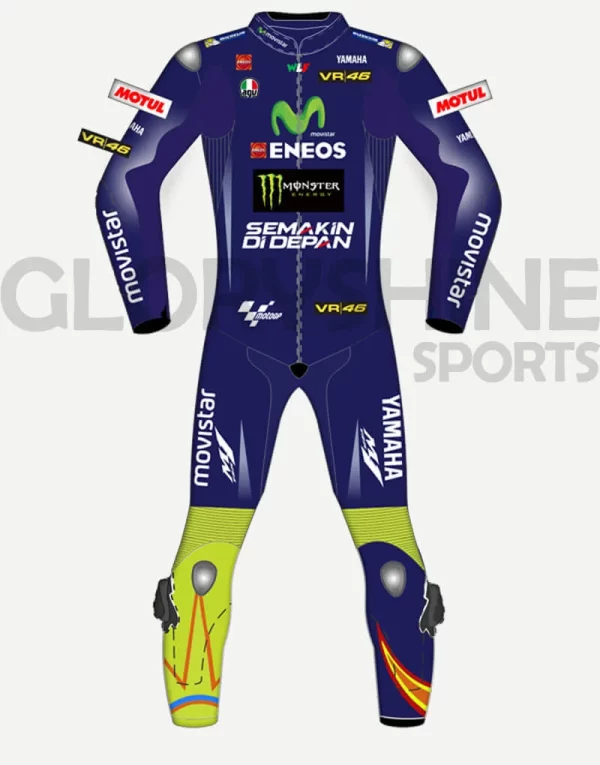 Valentino Rossi MotoGP Suit Movistar Yamaha 2017 Front