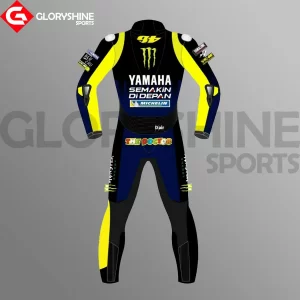 Valentino Rossi Motorcycle Suit Movistar Yamaha MotoGP 2017 Back