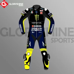 Valentino Rossi Motorcycle Suit Movistar Yamaha MotoGP 2017 Front