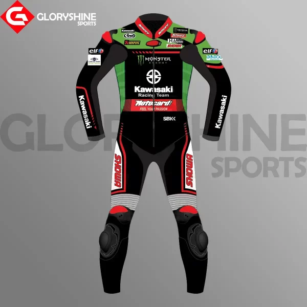 Kawasaki Leather Suit 2021 Front