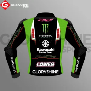 Alex Lowes Leather Jacket Kawasaki WSBK 2023 Back