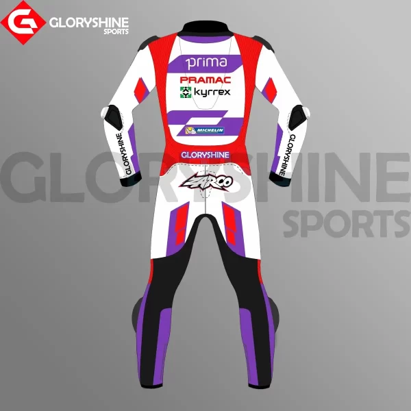 Johann Zarco Leather Racing Suit Ducati Pramac MotoGP 2023 Back