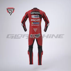 Francesco Bagnaia Racing Suit Ducati Lenovo MotoGP 2023 Back 3D