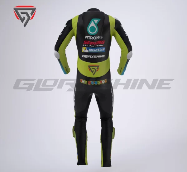 Valentino Rossi Leather Race Suit Yamaha Petronas MotoGP 2021 Back