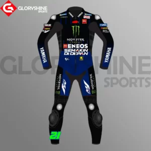 Franco Morbidelli Racing Suit Monster Energy Yamaha MotoGP 2022 Front