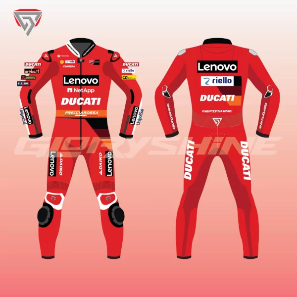 Ducati Replica MotoGP 22 Suit Front & Back 2D