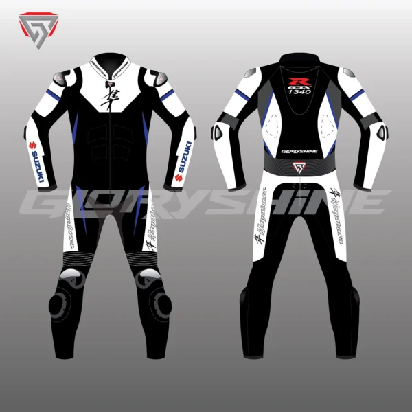 Hayabusa Race Suit Front & Back 2D