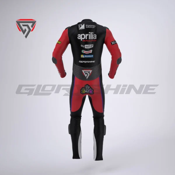Aleix Espargaro Leather Suit Aprilia Racing Team MotoGP 2022 Back 3D