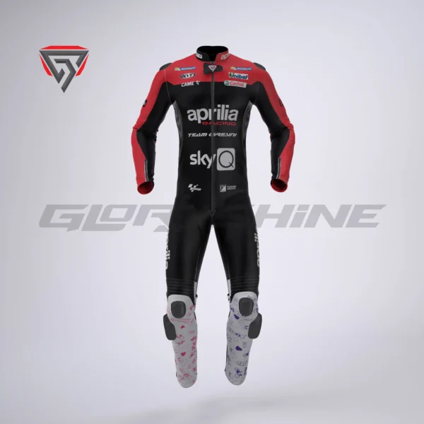 Aleix Espargaro Leather Suit Aprilia Racing Team MotoGP 2022 Front 3D