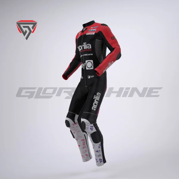 Aleix Espargaro Leather Suit Aprilia Racing Team MotoGP 2022 Right Side 3D