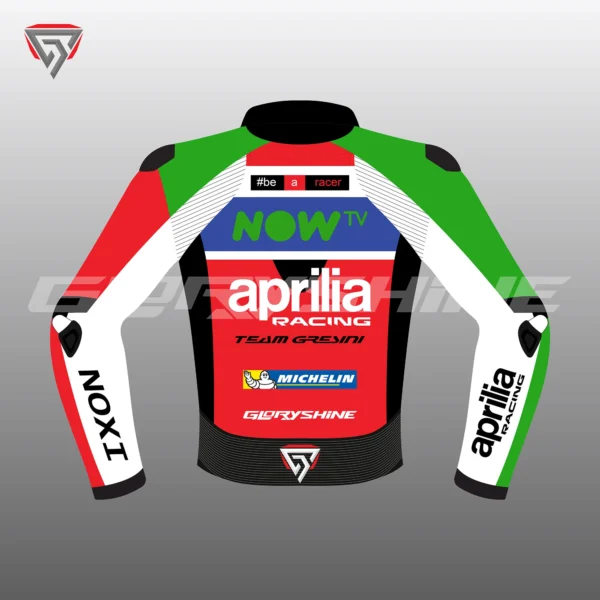 Aleix Espargaro MotoGP Jacket Aprilia Racing Team Gresini 2017 Back 2D