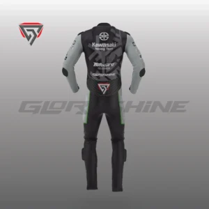 Alex Lowes Black Racing Suit Kawasaki Jerez Test Suit 2022 Back 3D