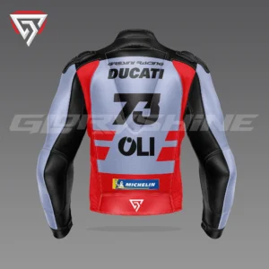 Alex Marquez Team Gresini Ducati MotoGP Race Jacket 2023 Back 3D