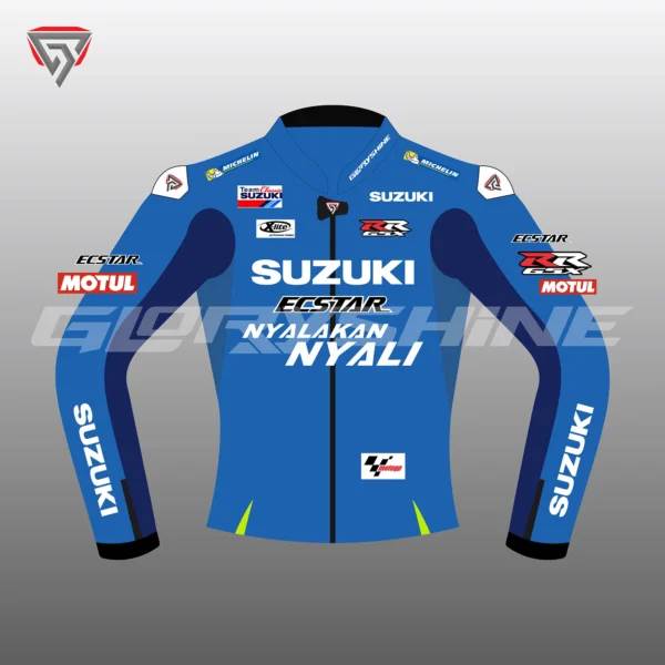 Alex Rins Race Jacket Team Suzuki ECSTAR MotoGP 2017 Front 2D