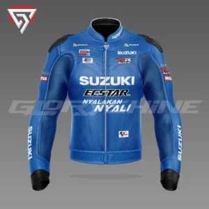 Alex Rins Race Jacket Team Suzuki ECSTAR MotoGP 2017 Front 3D