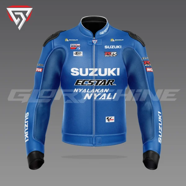 Alex Rins Race Jacket Team Suzuki ECSTAR MotoGP 2017 Front 3D