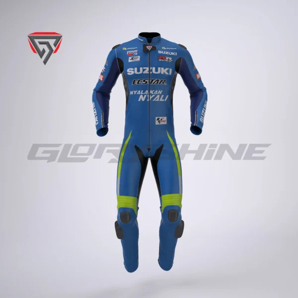 Alex Rins Race Suit Team Suzuki ECSTAR MotoGP 2017 Front 3D