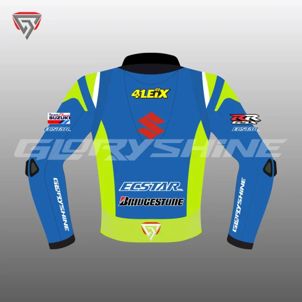 Aleix Espargaro Racing Jacket Team Suzuki Ecstar MotoGP 2015 Back 2D