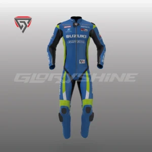 Aleix Espargaro Racing Suit Team Suzuki Ecstar MotoGP 2015 Front 3D