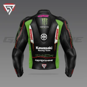 Alex Lowes Leather Jacket Kawasaki WSBK 2023 Back 3D