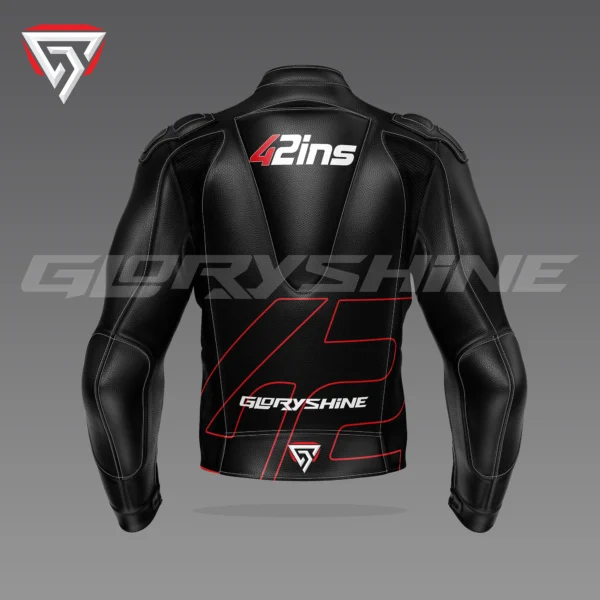 Alex Rins Test Jacket Winter Leather Test Jacket 2023 Back 3D