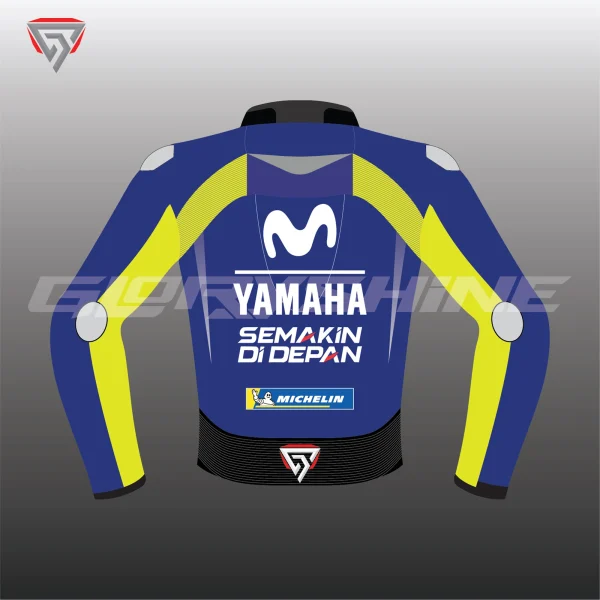 Valentino Rossi Racing Jacket Movistar Yamaha MotoGP 2016 Back 2D