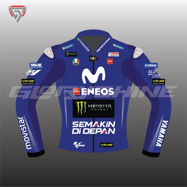 Valentino Rossi Racing Jacket Movistar Yamaha MotoGP 2016 Front 2D