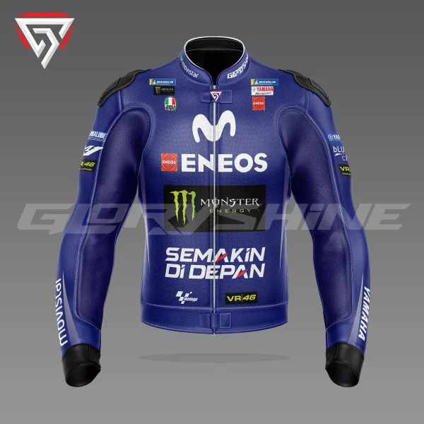 Valentino Rossi Racing Jacket Movistar Yamaha MotoGP 2016 Front 3D