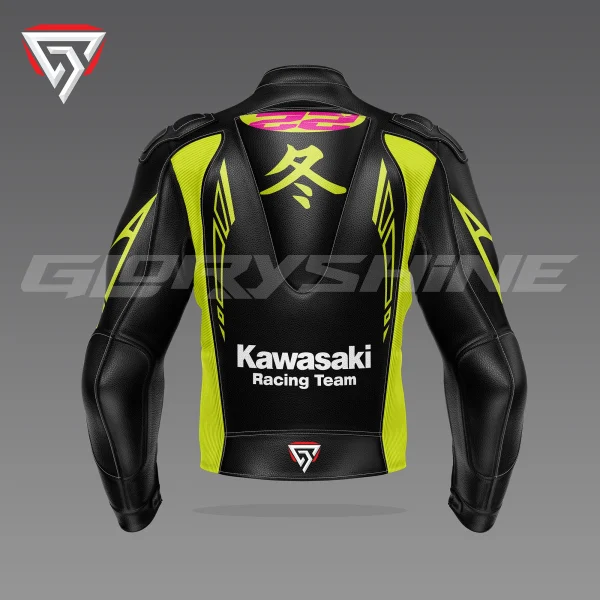 Alex Lowes Winter Test Jacket Kawasaki WSBK 2024 Back 3D